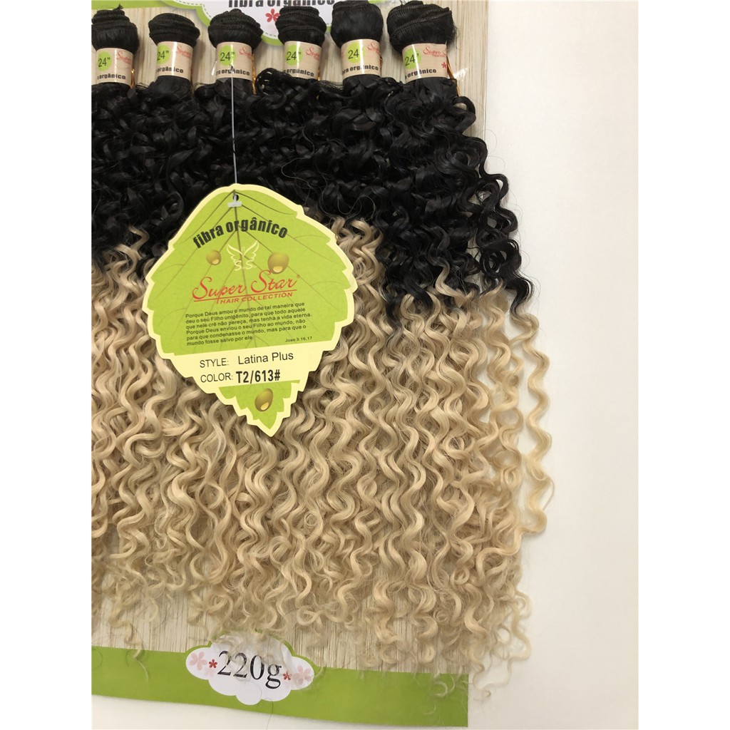Cabelo 100% Orgânico - Latina Plus - Super Star - 1pct - 220gr - Preço promocional!!