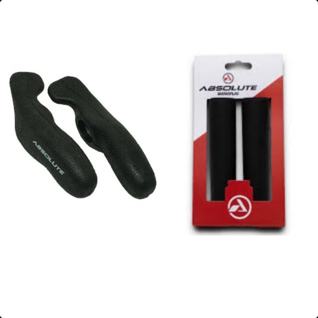 Bar ends absolute + manopla absolute em Oferta na Shopee