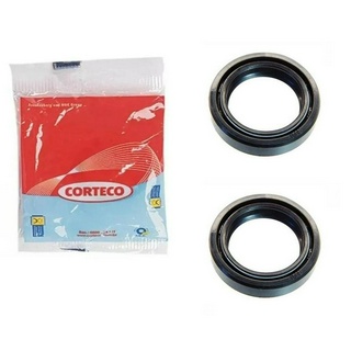 Par Retentor Bengala Suspenção Garfo Original Corteco Cg Titan Fan 125 Ano 1983 Até 2013 Biz 125