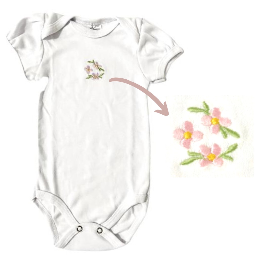 Body Bebe Menina Manga Curta 100 Algodao 6 Meses Shopee Brasil