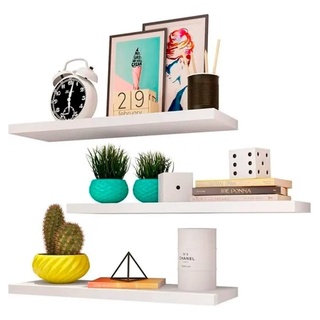 kit 3 Prateleiras Reta 30 cm Mdf P/ Decoração , Parede , Cozinha, Sala e Quarto em Oferta na Shopee