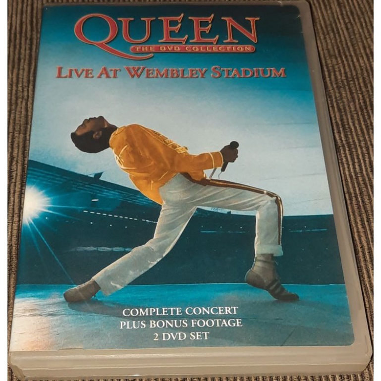 DVD Duplo Queen live at wembley stadium originais 276