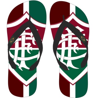 Chinelo Exclusivo Fluminense Tamanho Adulto e Infantil Premium