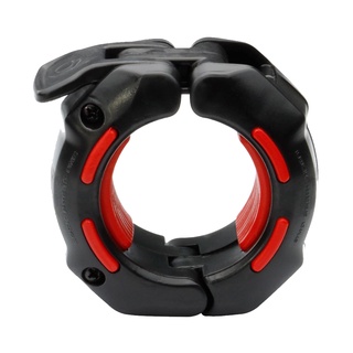 Presilha Lock Press One para Barra Olímpica Rythmoon Preto/Vermelho ( 01 Unidade )