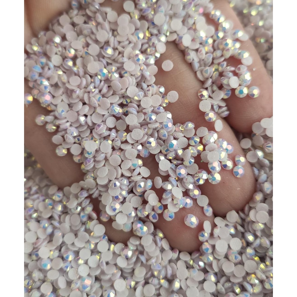 Strass Nude 3mm Atacadinho 500 Peças