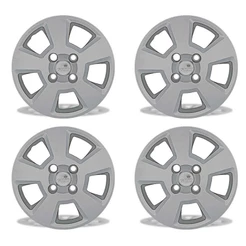 Jogo Calota Grid Ford Fiesta Hatch Sedan 2008 a 2012 Aro 14 Cubo Baixo Fixação Por Parafuso 177CB