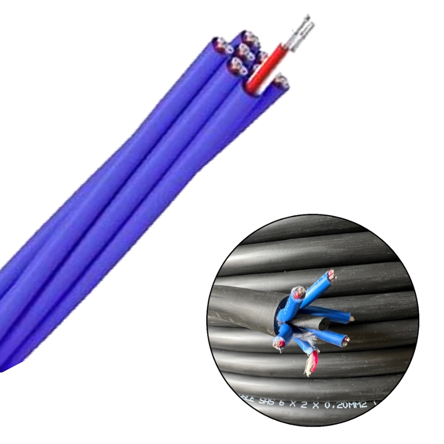 Multicabo Santo Angelo Som Automotivo Sas 8x24 Awg 8vias 10m em Oferta na Shopee