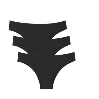 Kit 3 Calcinhas Modelo Tanga A10 Preta