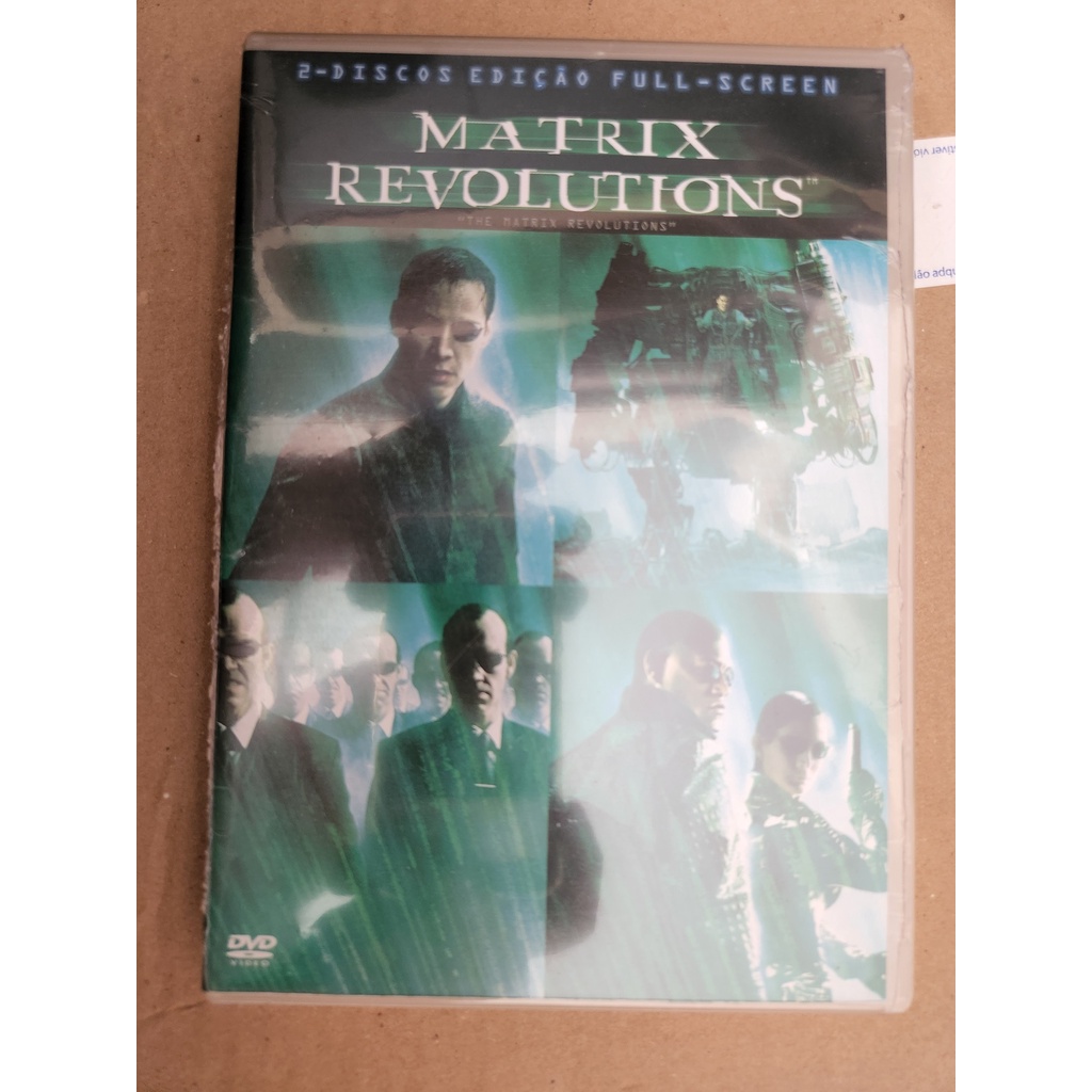 DVD Matrix Revolutions Duplo Original