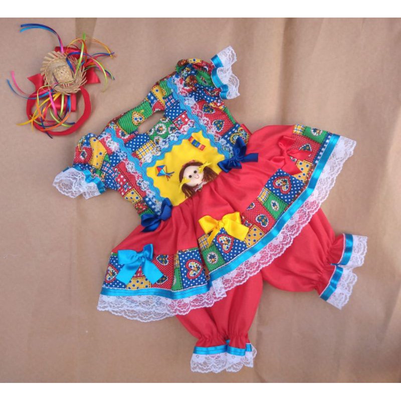 vestido caipira baby Brasil