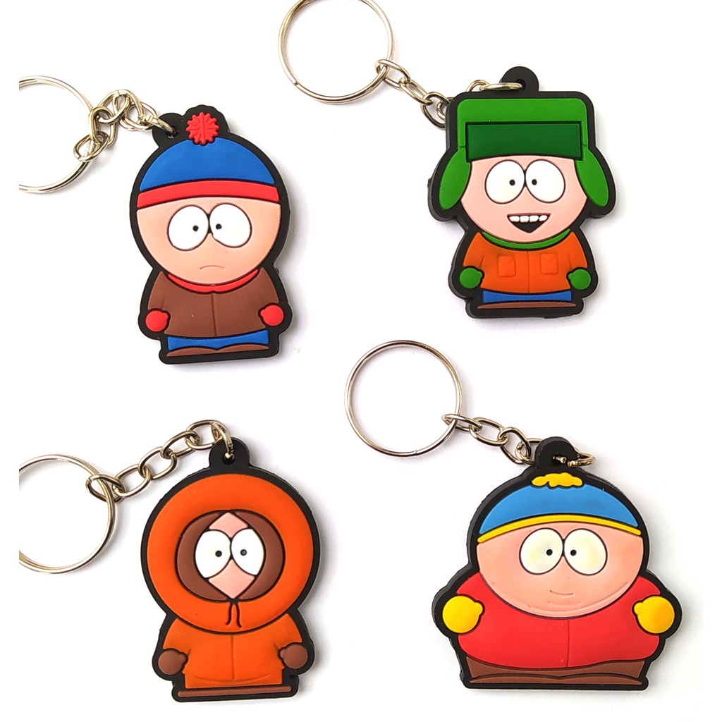 Chaveiros de borracha Eric Stan Kyle Kenny South Park
