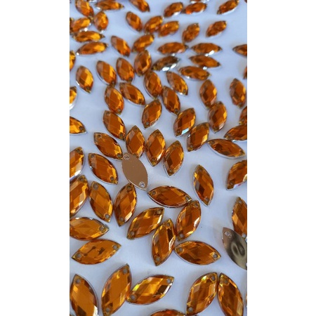 Chaton navete dourado ouro brilhante 15x7mm pacote a escolher