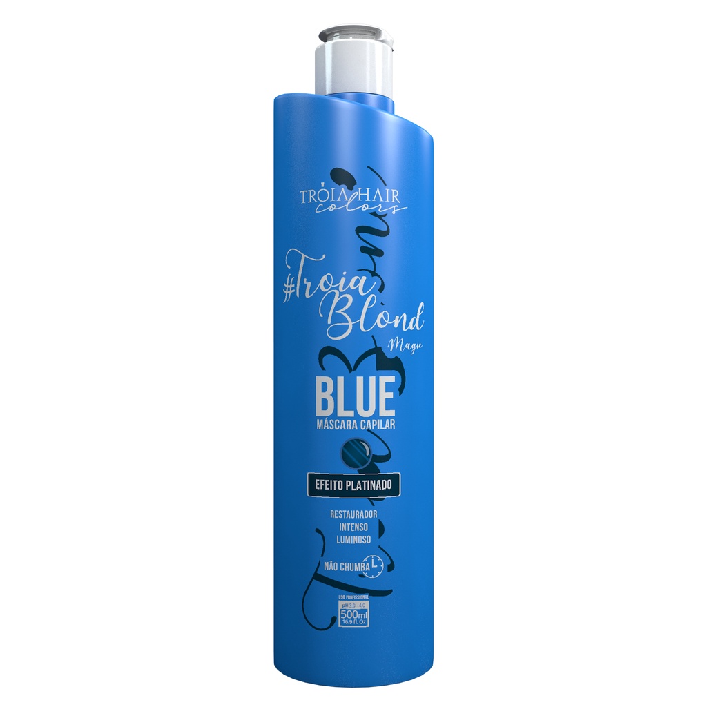 Matizador Magic Power Blond Blue Platinado 500ml - Tróia Hair