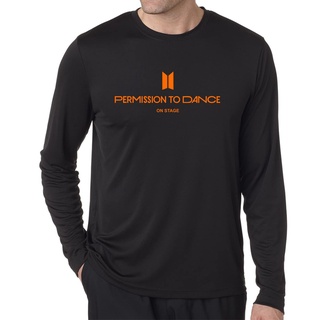 BTS Camiseta Kpop Permission To Dance 100% Algodão Unissex Oversized