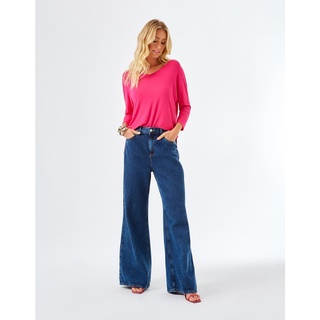 Blusa Zinzane Feminino Manga 7/8 Colors - Pink