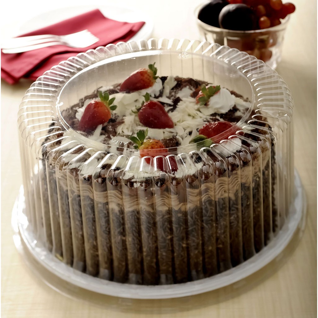 5 embalagem para bolo torta Torta Média Alta - 2kg Ref.: G 56MA (30 cm x 13,3 altura)galvanotek preta - Stationery