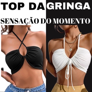 Top De  Amarração 9 Em 1 Modelo Da Gringa