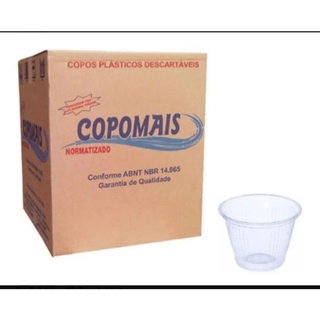 kit de 200 potes com tampas de 100 ml