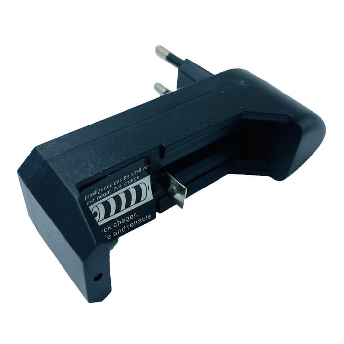 Carregador De Pilha De Lítio Com Slot Duplo Recarregável Carregador Carregador Lanterna de duas e uma pilha