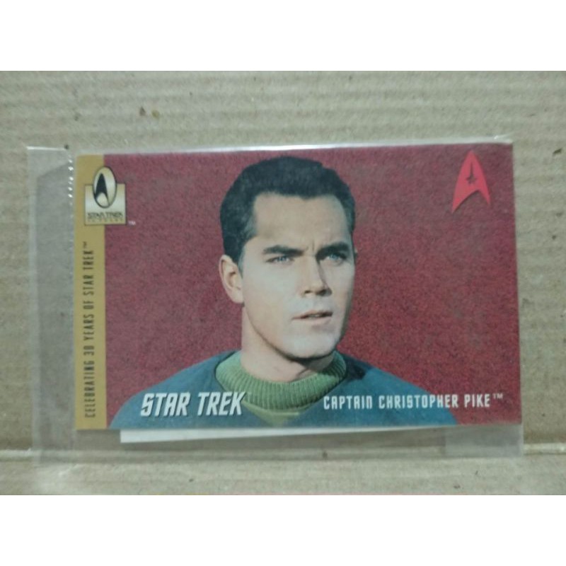 card Star trek captain Christopher pike
