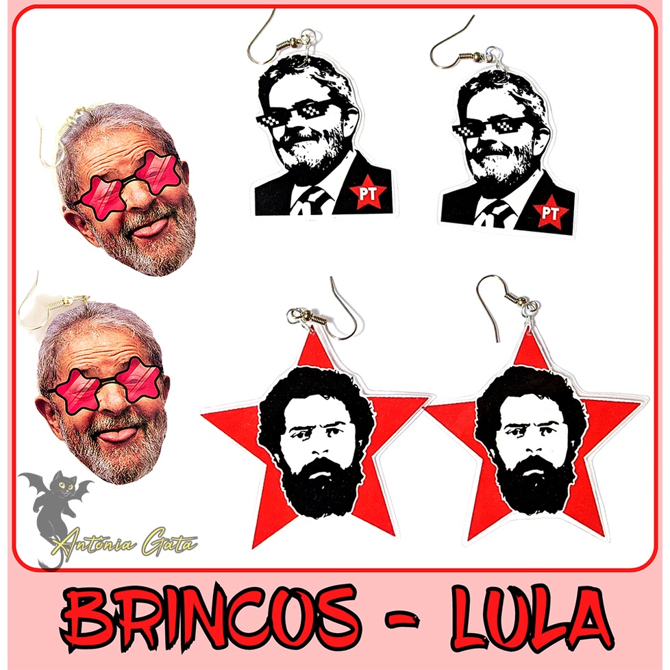 Brinco Lula presidente 2022 PT - Meu voto é secreto