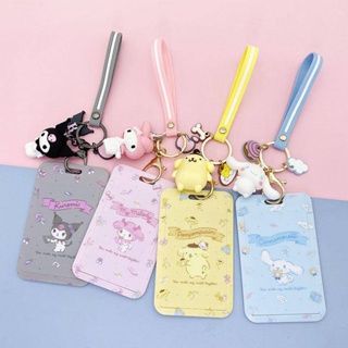 Sanrio ID Porta-Cartões De Crédito Negócio Organizador De Caixa De Cartão De Plástico Para Crianças Presente Mymelody Kuromi Cinnamoroll Pompom Purin em Oferta na Shopee
