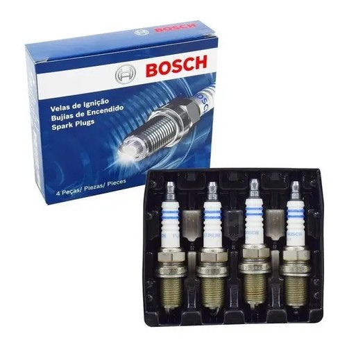 Jogo Vela Ignicao VW Jetta 2010 2011 2012 2013 2014 2015 2016 2.0 8v FLEX Original Bosch em Oferta na Shopee