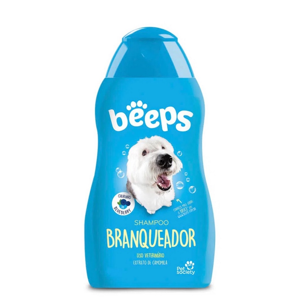 Shampoo Branqueador Para Pets Beeps 500ml Pet Society