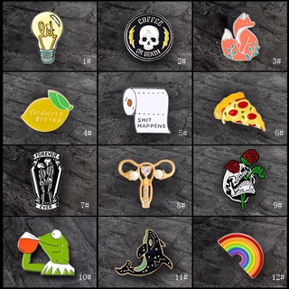 Broche De Metal Com Formato De Baleia/Sapo/Animal Fofo Para Estudantes