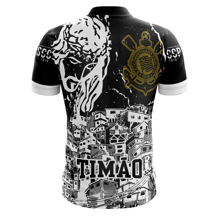 Camisa camiseta corinthians favela timao eo torcedor