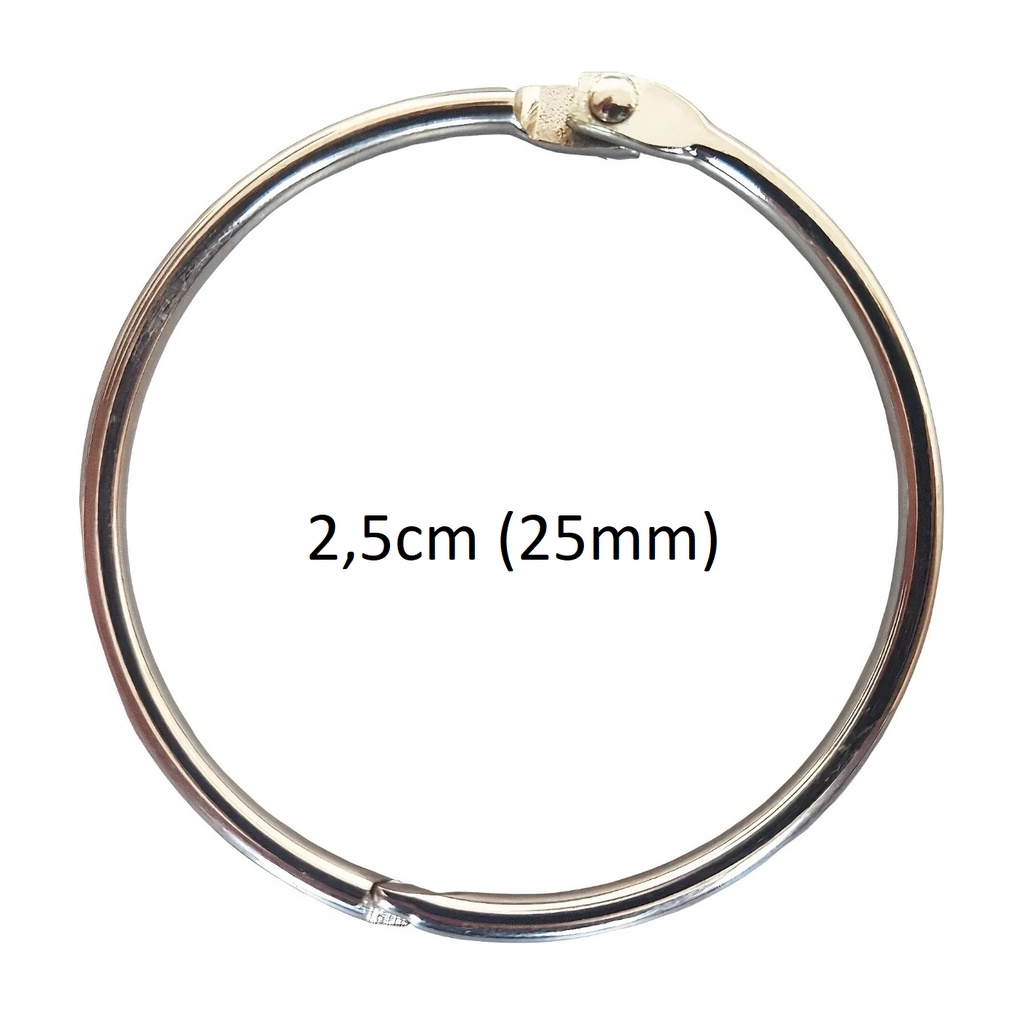 Pacote Com 20 Argolas Articulada 2,5cm (25mm) em Oferta na Shopee