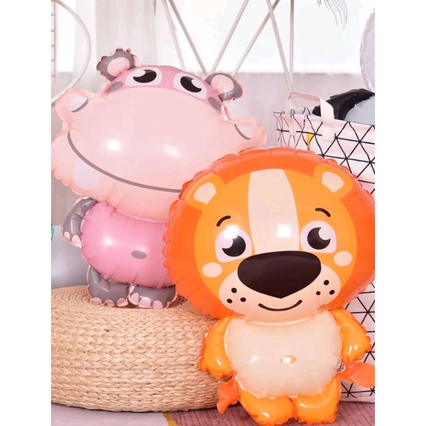 2 Balões em forma de bichinhos (Safari)
