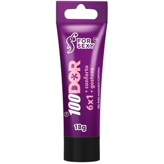 Gel Deslizante Lubrificante Anal 100 Dor 6 em 1 Sex Shop