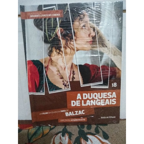 DVD - Livro Coleção Folha Grandes Livros do Cinema - A Duquesa de Langeais - 2007 - Legendado - Novo - Lacrado