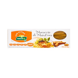 Macarrão de Mandioca Sem Glúten 400g - NaturalLife em Oferta na Shopee