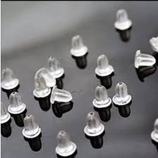 25 Pares 50 Pares 75 Pares de Tarracha De Silicone Para Brincos Fino Atacado Revenda