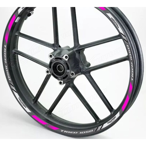 Friso Adesivo Refletivo D8 Roda Moto Triumph Tiger 1050