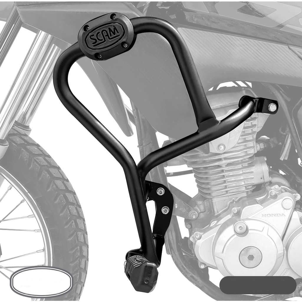 Protetor de Motor e Carenagem Honda Bros 160 2015 Em Diante - Scam