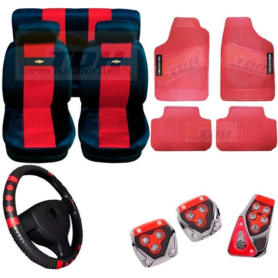 kit capa carro tapete pedaleira astra 2000 a 2004