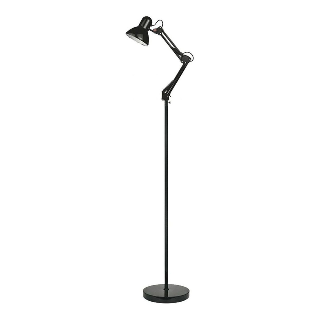 Luminária Articulada Abajur Pedestal Chão Metal Coluna 1,90m
