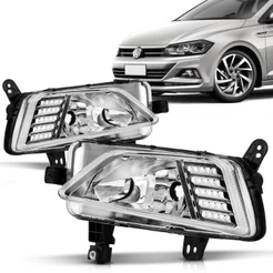Farol Milha Polo 2018 2019 2020 Cromado