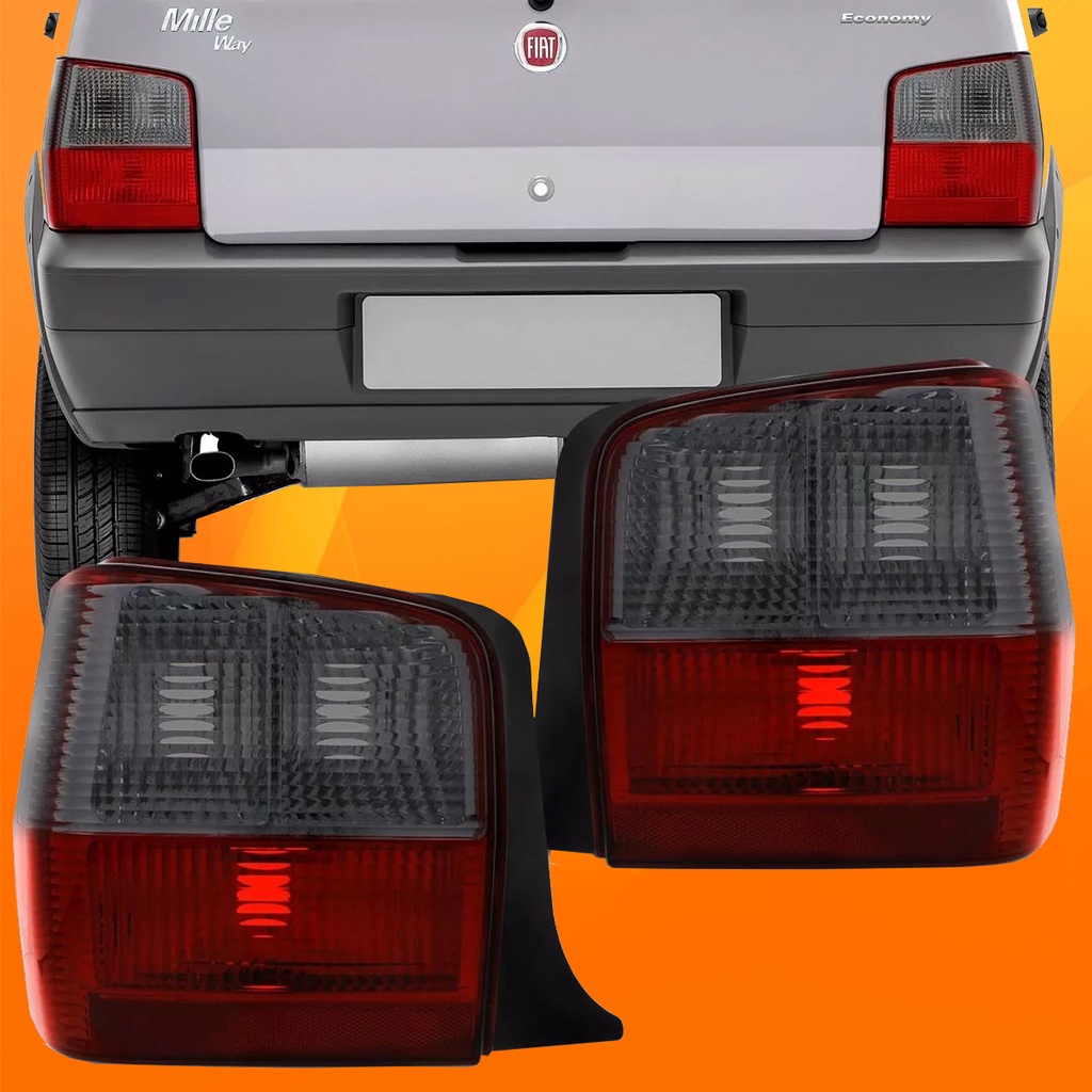 Lanterna Traseira Fiat Uno 04 05 06 07 08 09 Fume
