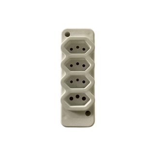 Tomada em Barra Quadrupla 10a e 20a modelo novo