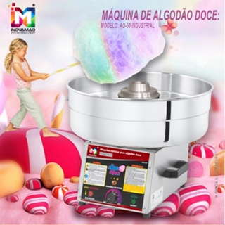 Maq P/ Algodão Doce Cuba 51cm -+ Kit Funil em Oferta na Shopee