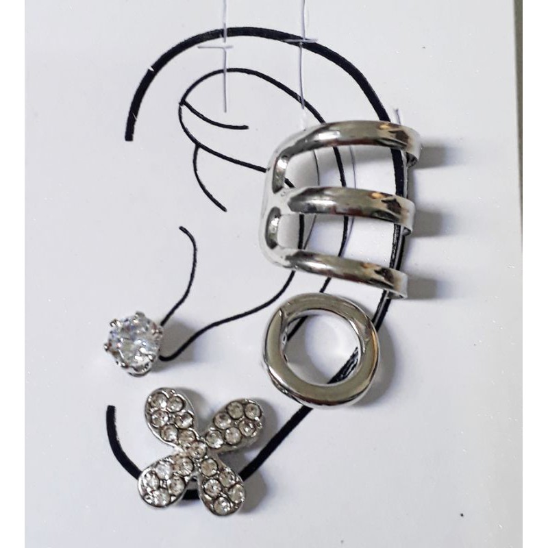 Kit piercing falso e segundo furo | Shopee Brasil