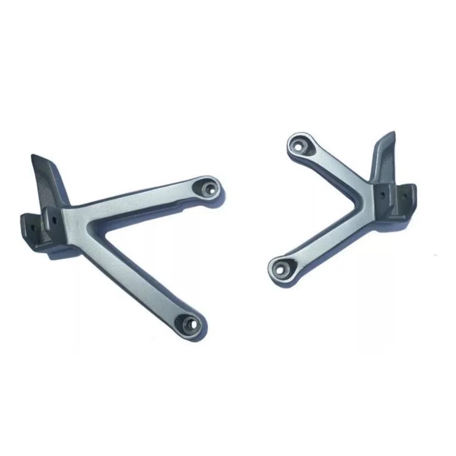Bacalhau suporte pedaleira yamaha xt 600 Xt600 Aluminio Polido ou cinza