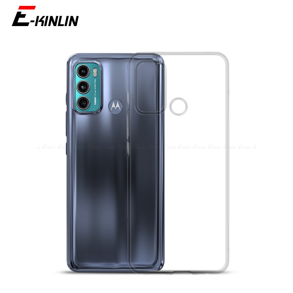 Capa De Silicone Macia De Cristal Transparente Para Moto Motorola G13 G14 G23 G53 G54 G73 G84 G32 G42 G62 G22 G30 G31 G40 G41 G50 G51 G52 G60 G60s G71 G72 G200 UltraThin TPU Caixa Telefone