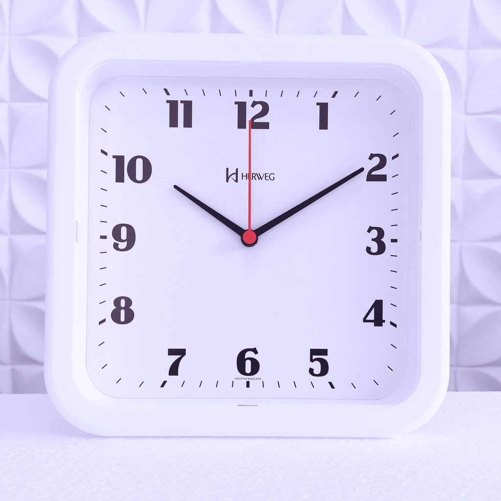 Relogio Parede Herweg Decorativo Para Sala Cozinha Escritório e Hotel Modelo 6145 em Oferta na Shopee