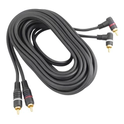 Cabo Rca 5 Metros Simples Emborrachado Som Audio Vídeo