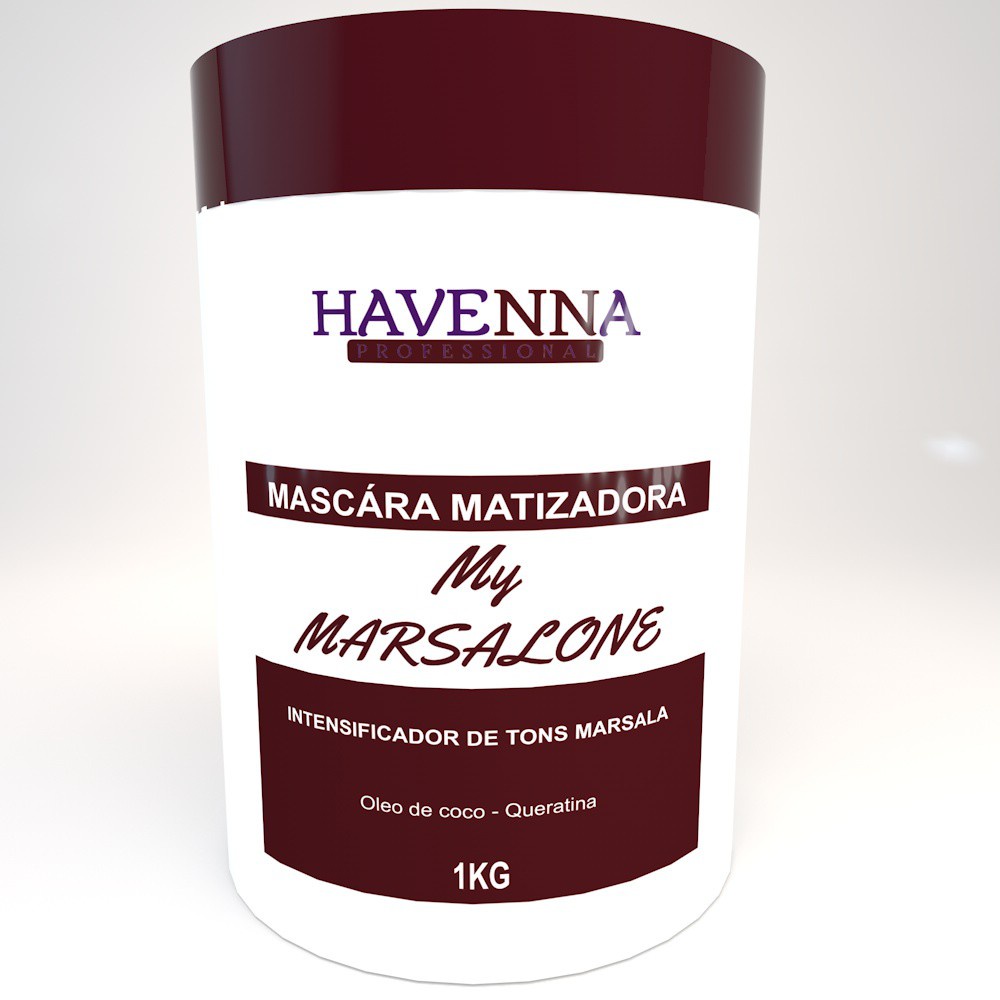 Mascara Matizadora Para Cabelos Marsala 1kg em Oferta na Shopee